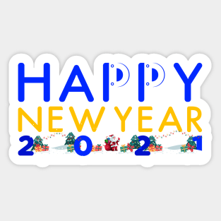 Happy New Year Sticker